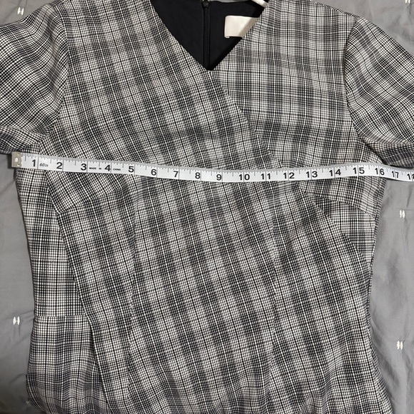 Hugo Boss Gray Plaid Mini Dress - Picture 13 of 15